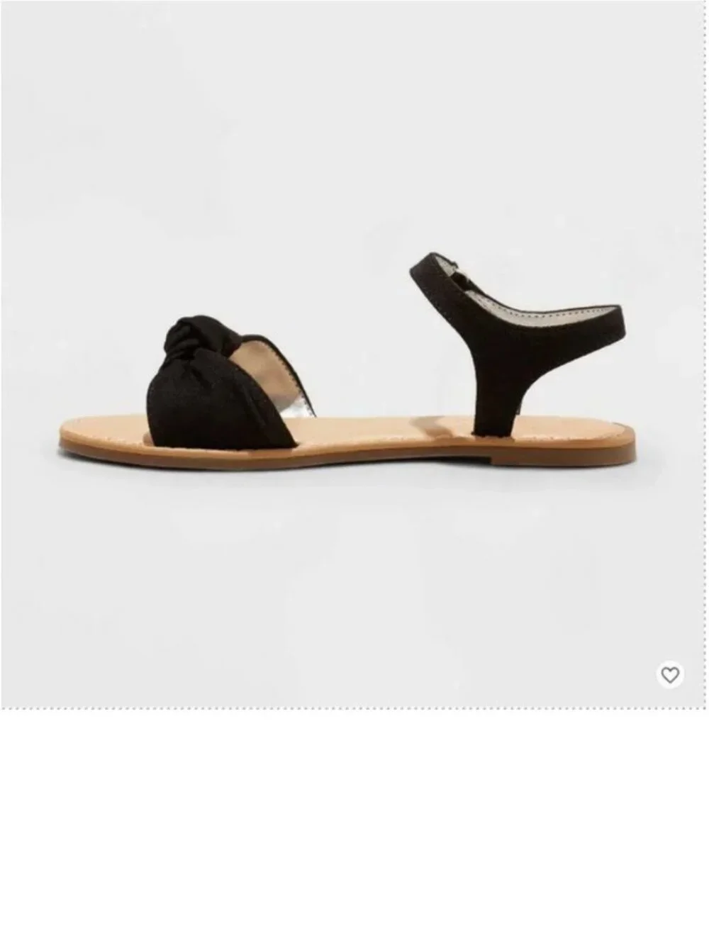 Girls' Lydia Ankle Strap Sandals - Cat & Jack™ Black